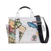 THE CAMP PATCHWORK DENIM MEDIUM TOTE BAG